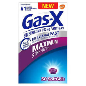 Gas-X Simethicone 250mg (Maximum Strength)