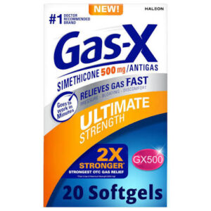 Gas-X Simethicone 500mg (Ultimate Strength)